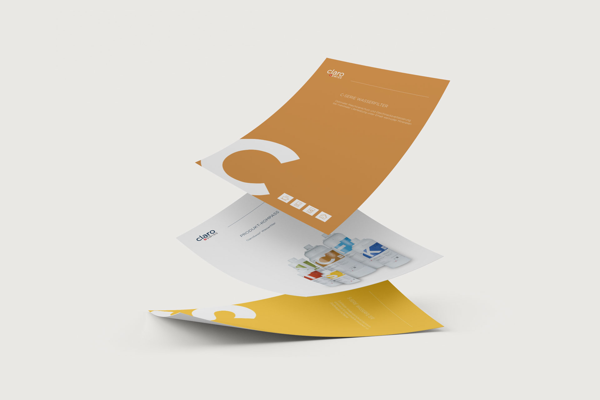 Aclaris Flyer Broschüre Printdesign