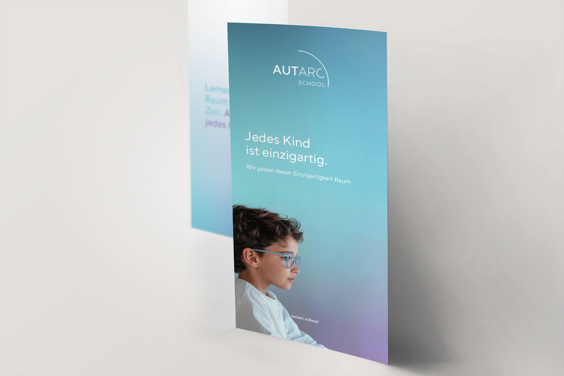 AutArc School, Flyer, Authismus Schule