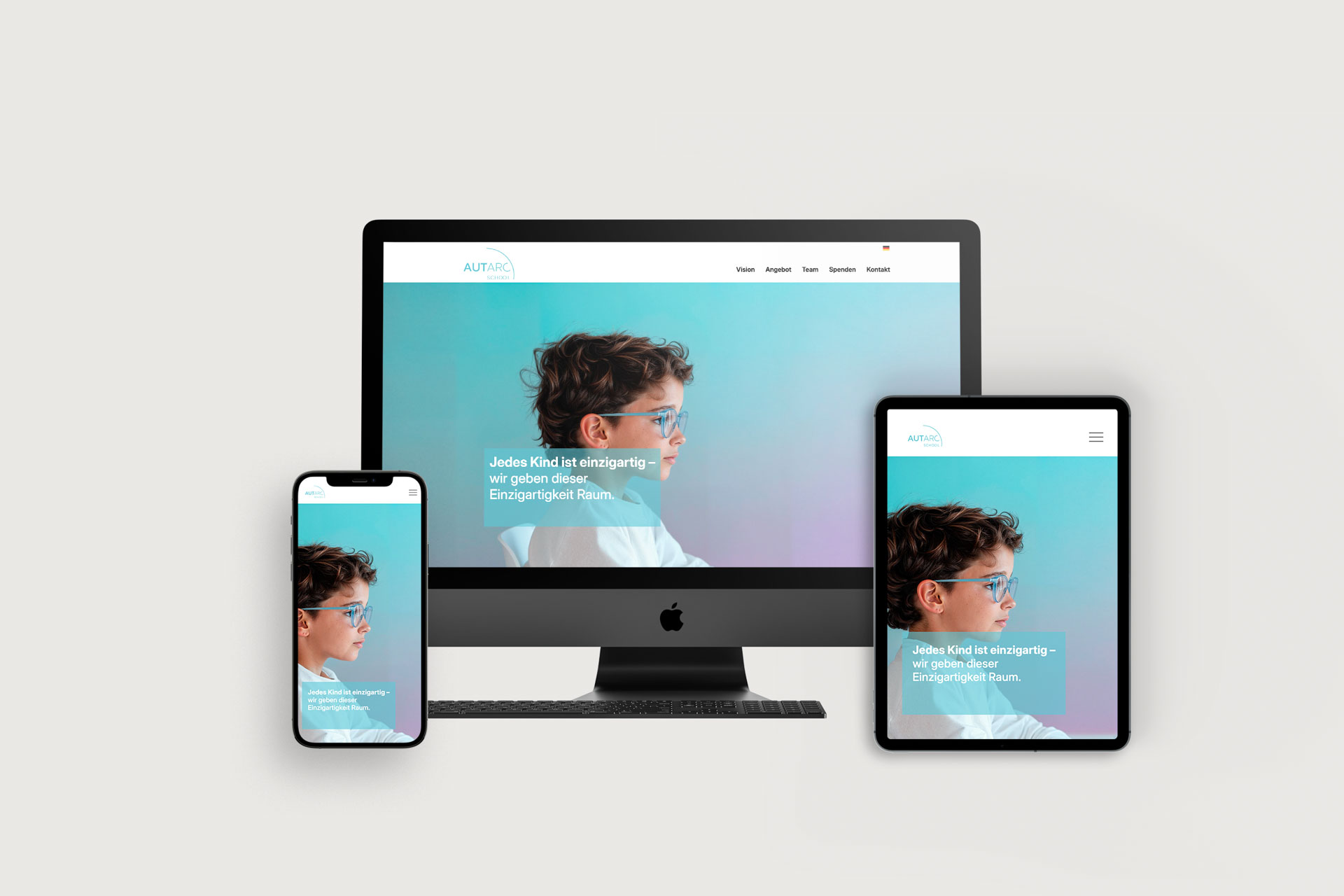 AutArc School, Website, Web-Design, Onlinewerbung, Authismus Schule