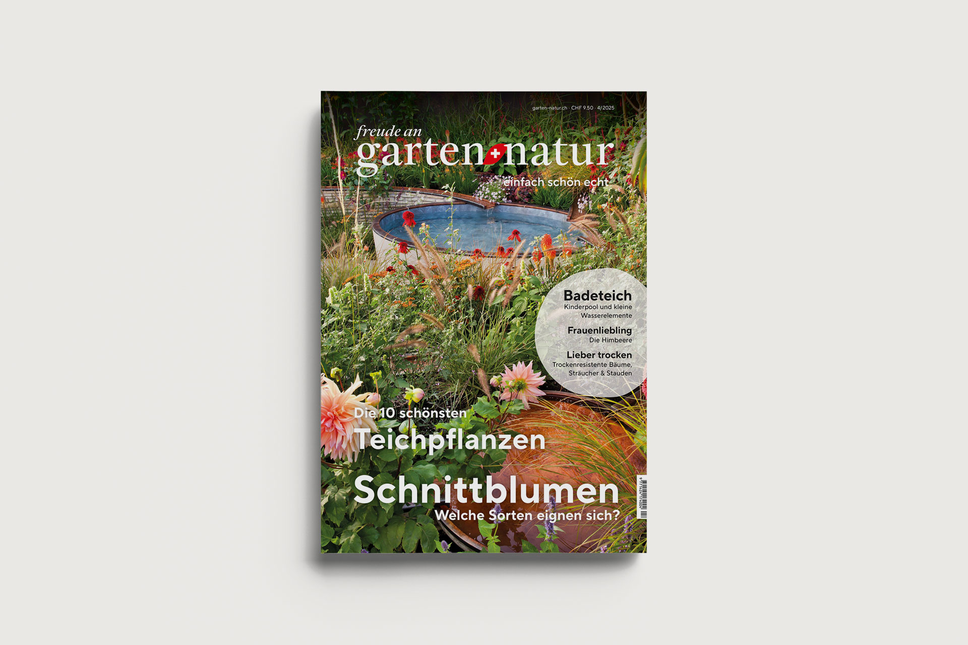 Garten und Natur, Magazin, Titelseite, Editorial Design