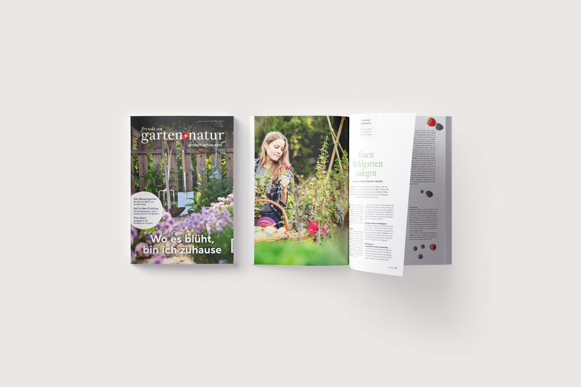 Garten und Natur, Magazin, Editorial Design, Redaktion