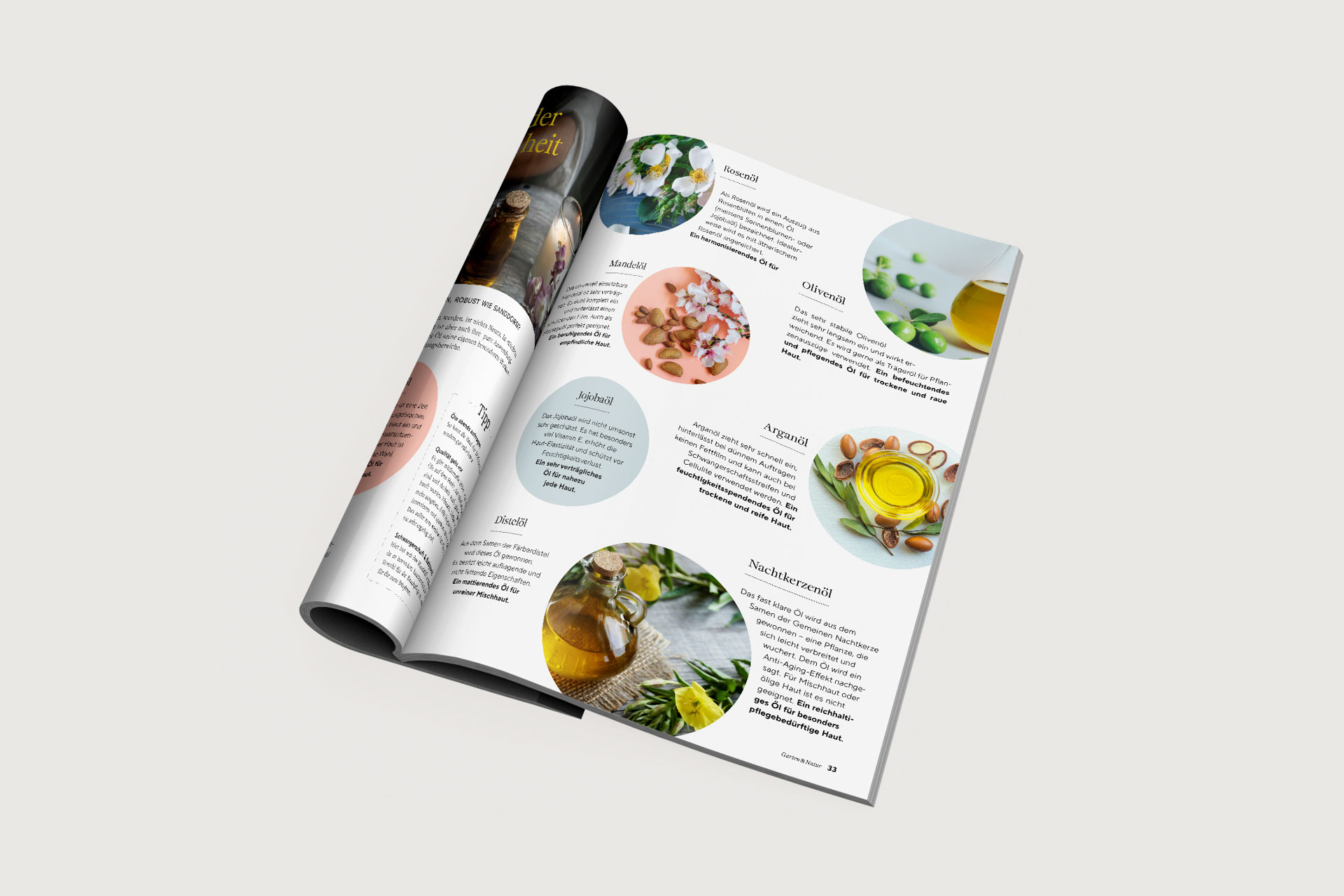 Garten und Natur, Magazin, Editorial Design, Redaktion
