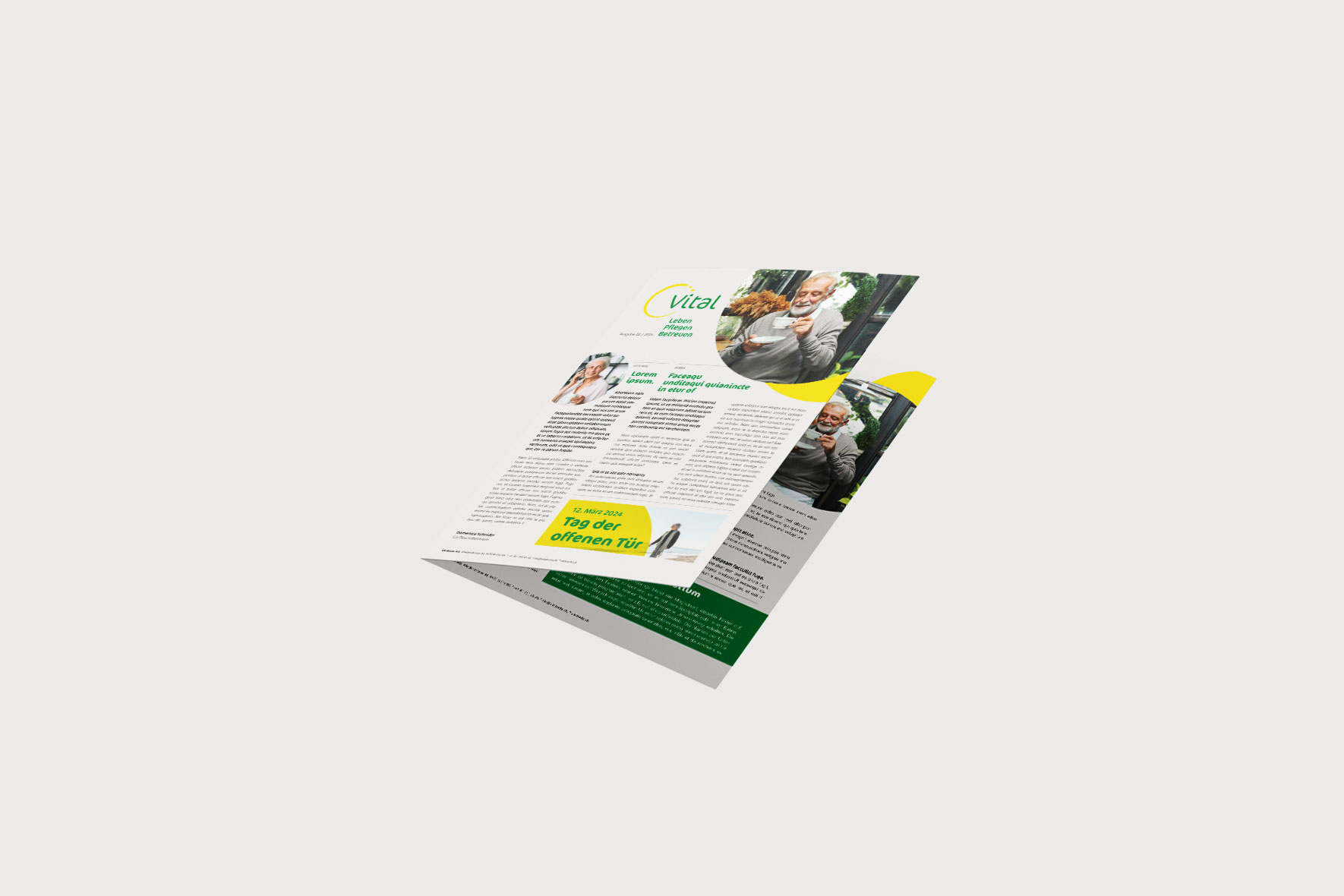 VitaBuchs Printdesign, Broschüre, Flyer, News