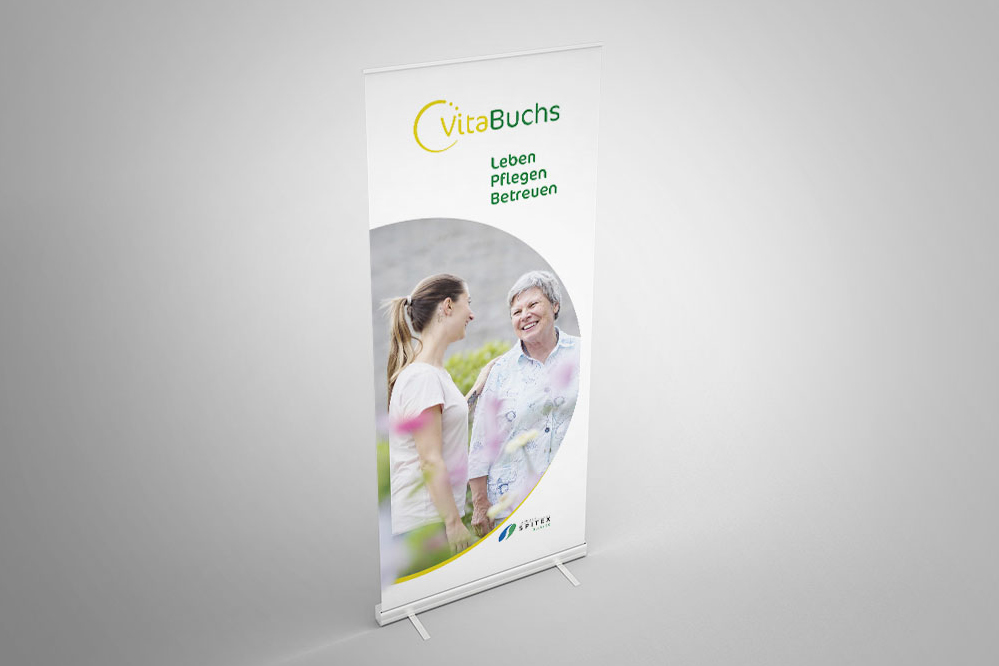 VitaBuchs Rollup, Point-of-Sale, Print
